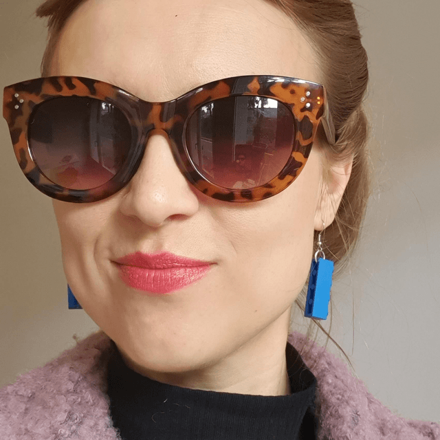 LEGO EARRINGS – different colors available 