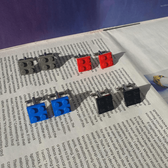 LEGO CUFFLINKS – different colors available