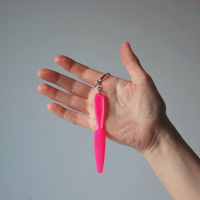 BARBIE BRUSH KEYCHAIN