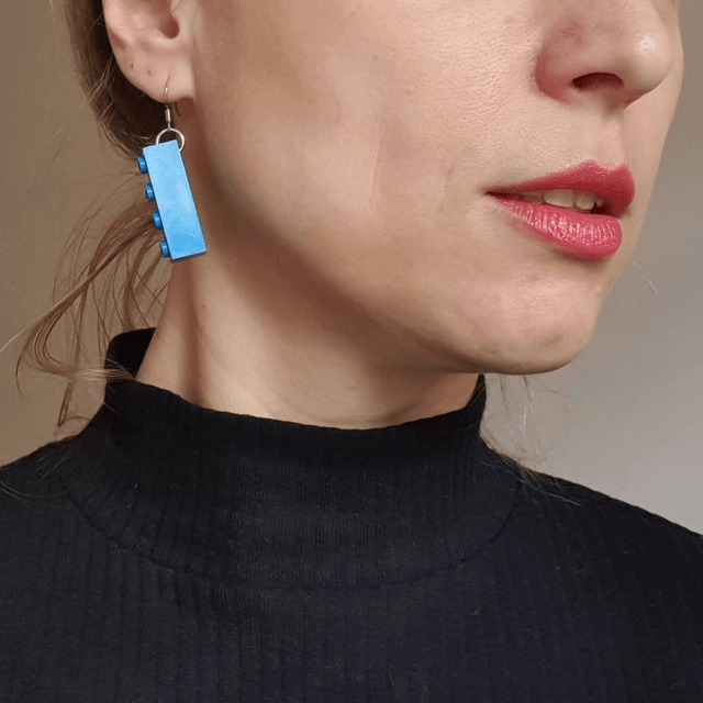 LEGO EARRINGS – different colors available 