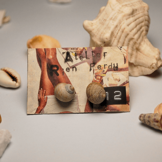 MINI SHELL EARRINGS – sold separately or as a pair