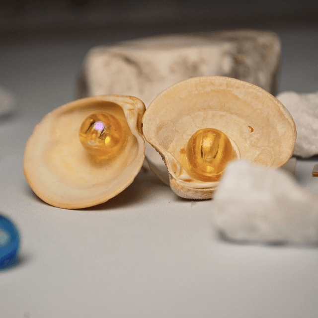 SHELL PEARL EARRINGS – different textures, sizes and colors available
