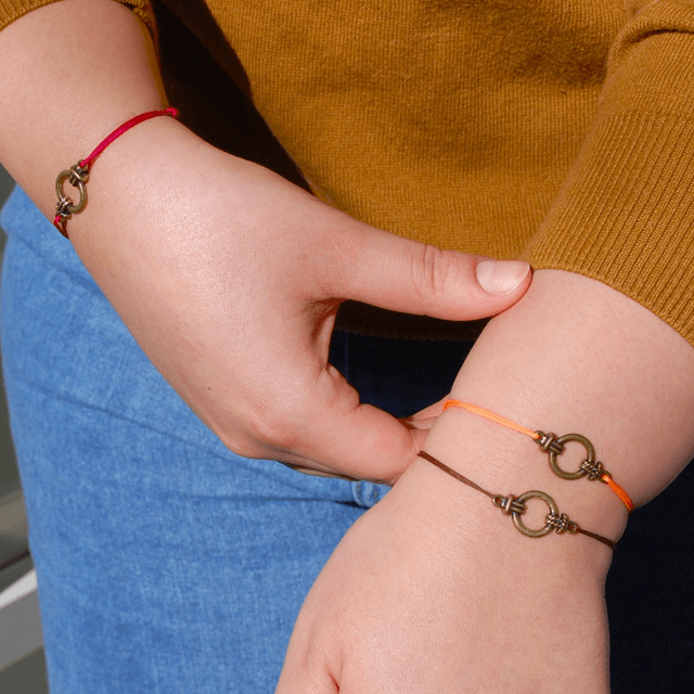 MINIMALIST BRACELETS NOEUDS COULLISANTS